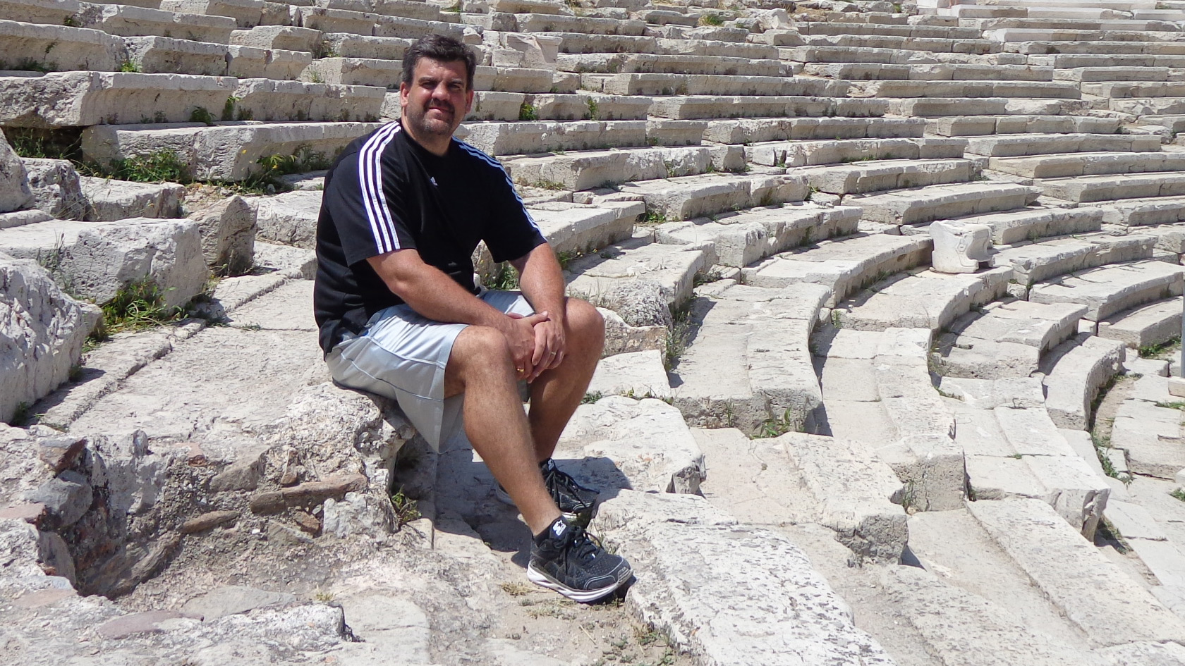 Eric on Colosseum Steps